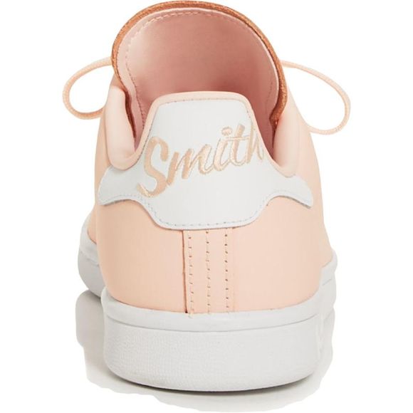 Adidas Womens Stan Smith Pink Leather Casual and Fashion Sneakers Shoes NWT - Picture 3 of 3